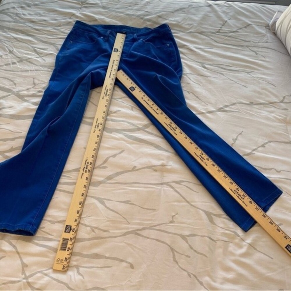 Jag Jeans Sapphire Blue Ankle Length 5 Pocket Low Rise Size 10 - Picture 8 of 9